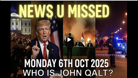 NEWS U MISSED WITH PAUL BROOKER & DREW DEMI MONDAY 6TH OCTOBER 2025