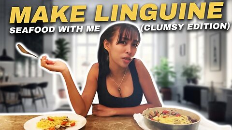 Cooking Spaghetti Seafood with Me
