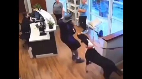 Dude Who Had A Bum Arm Breaks His Knee When Dog Barked At Him In The Reception Area