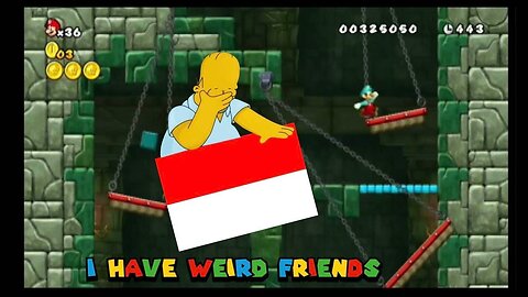 Raptor Explaining Jomok aka Indonesian Humor (New Super Mario Bros. Wii Highlights)