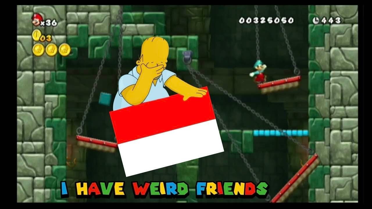 Raptor Explaining Jomok aka Indonesian Humor (New Super Mario Bros. Wii Highlights)