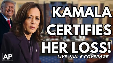 KAMALA CERTIFIES HER LANDSLIDE LOSS LIVE | DJT to FREE J6 Political Prisoners 🇺🇸