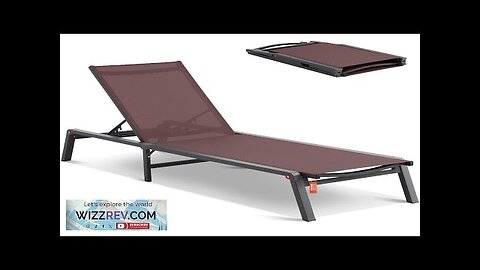 VEVOR Chaise Lounge Chair Outdoor Patio Lounge Chair with Adjustable 5-Position Review