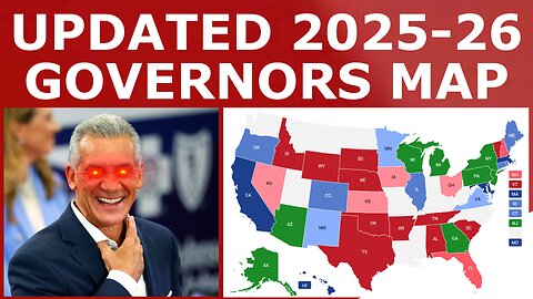 Updated 2025-26 Governors Map Prediction (October 10, 2025)
			