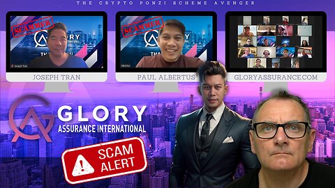 Paul Albertus & Joseph Tran EXPOSED Promoting Glory Assurance Ponzi Scheme! (Secret Zoom Call)