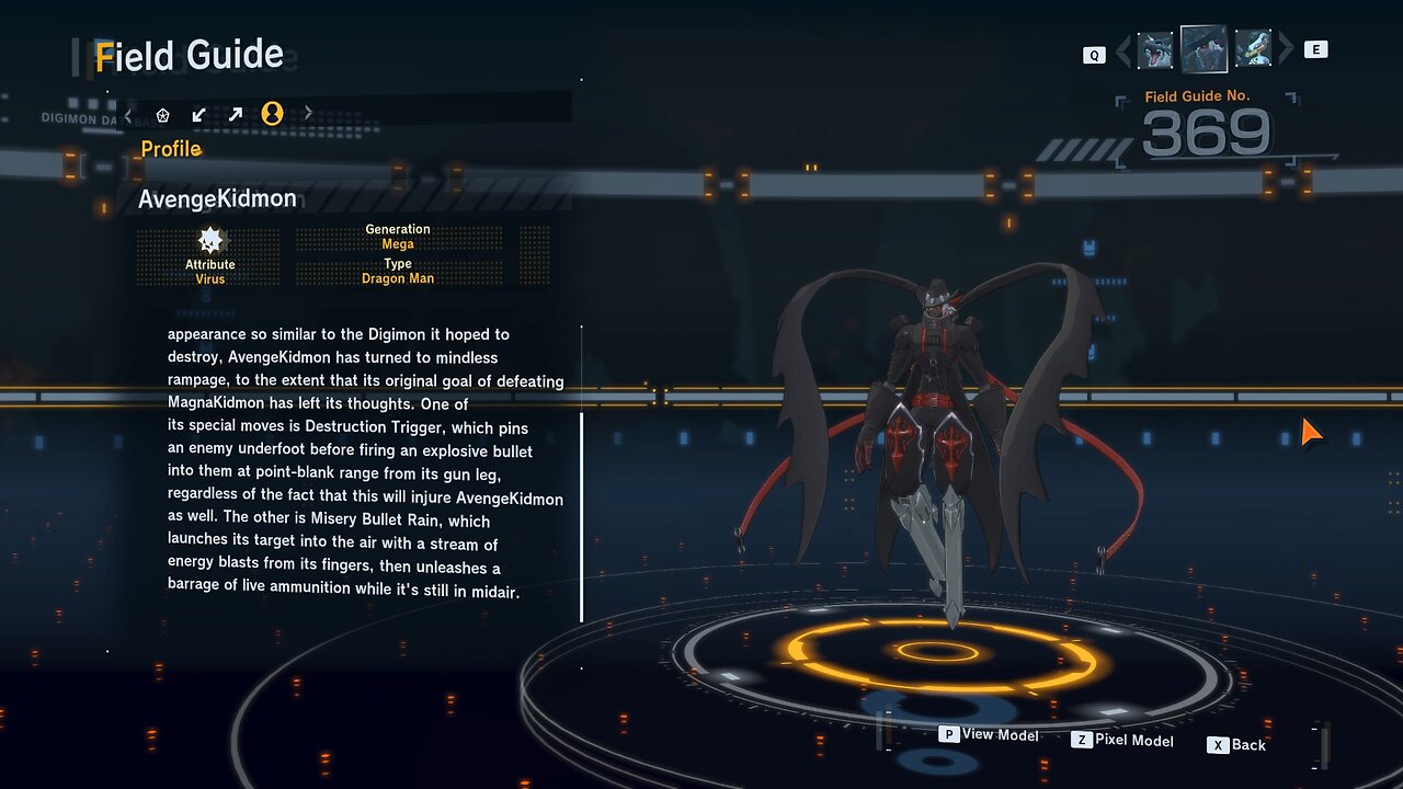 avengekidmon all digivolution/de-digivolution/profile Digimon Story Time Stranger