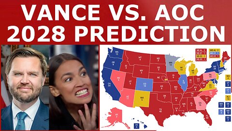 VANCE vs. AOC! - 2028 Presidential Election Prediction