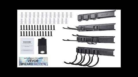 VEVOR Garage Tool Organizer 600 lbs Max Load Capacity Wall Mount Yard Review