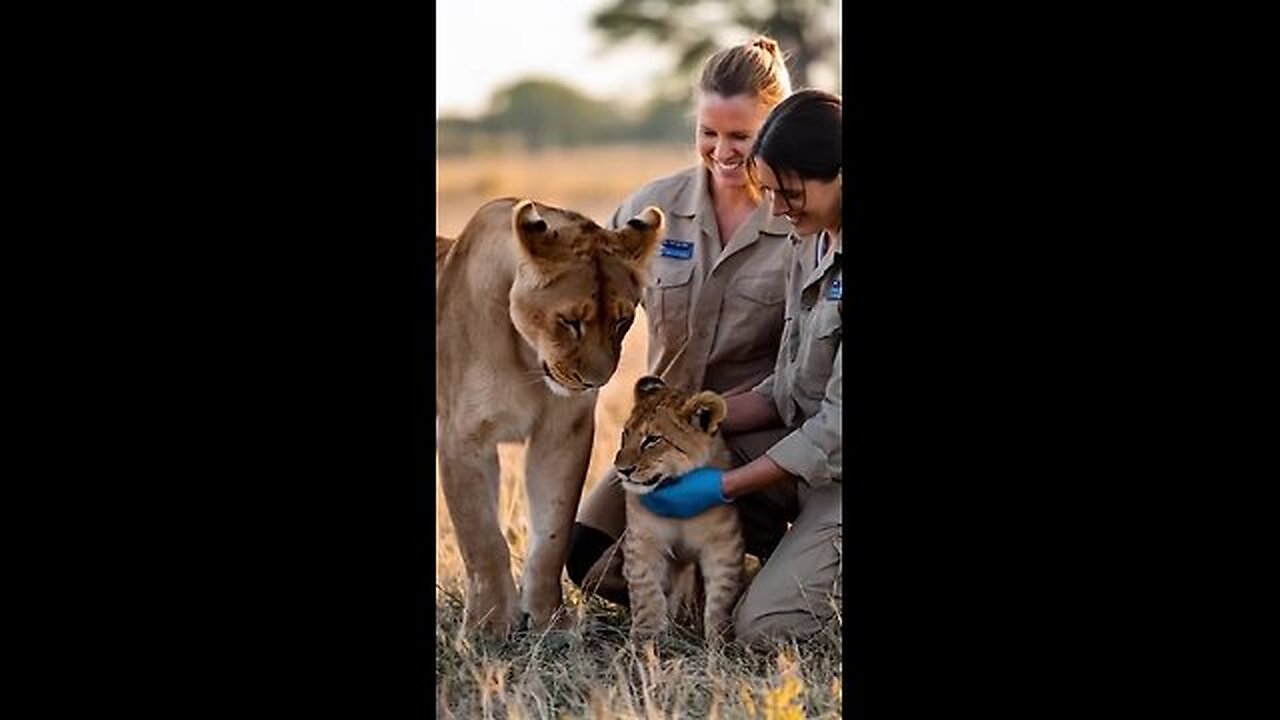 Trapped in a Can The Lion Cub Finds Freedom Through the Gentle Hands of Rescuers