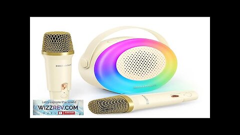 BlitzMax BM-K10 Kids Karaoke Machine Mini Portable bluetooth Speaker with 2 Wireless Review