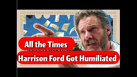 The One actor who Just hates Harrison Ford w/ a passion!! | RayderMediaTV