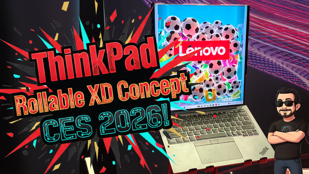 Lenovo ThinkPad Rollable XD Concept Quick Look at #CES2026
