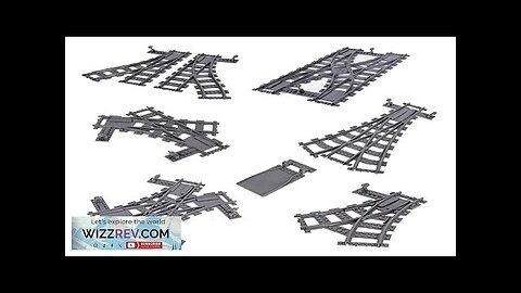 MOC Creative Expert Ideas City Train Single Slip Switch R40 Crossings Rails Review