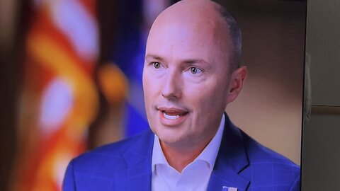 Gov Spencer Cox (R-Utah). Interviewed by 60 Minutes.