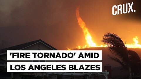 Fueled By Extreme Heat And Strong Winds, A Huge 'Firenando' Formed In California | Los Angeles Fire