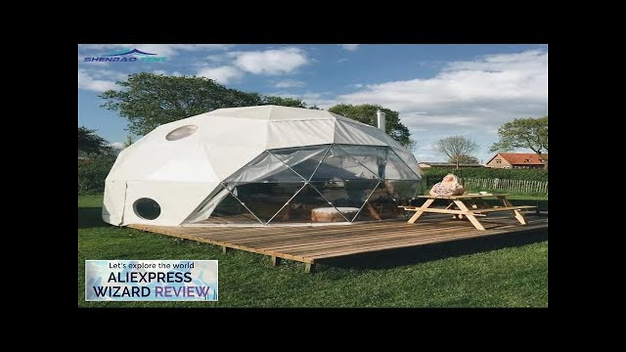 PVC Prefab Glamping Tent Igloo Geodesic Dome Tent Waterproof Igloo Camping Geodesic Review