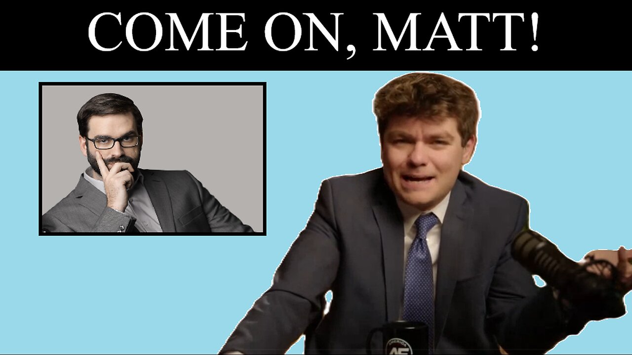 Nick Fuentes STILL Has Beef with Matt Walsh?