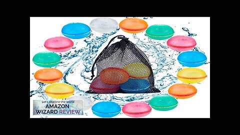 16 PCS Reusable Water Balloons Refillable Magnetic Water Balls for Outdoor Games Review