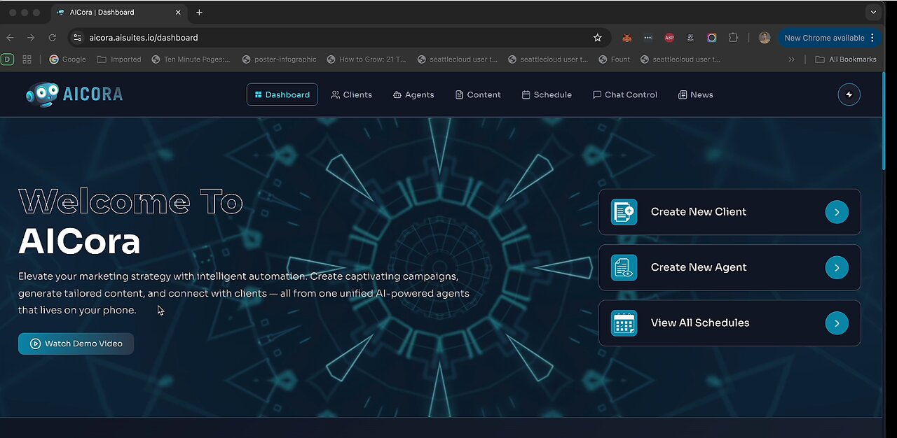 AICora Demo: Building Dedicated AI Managers for Social Media That Operate Through Messaging Apps.