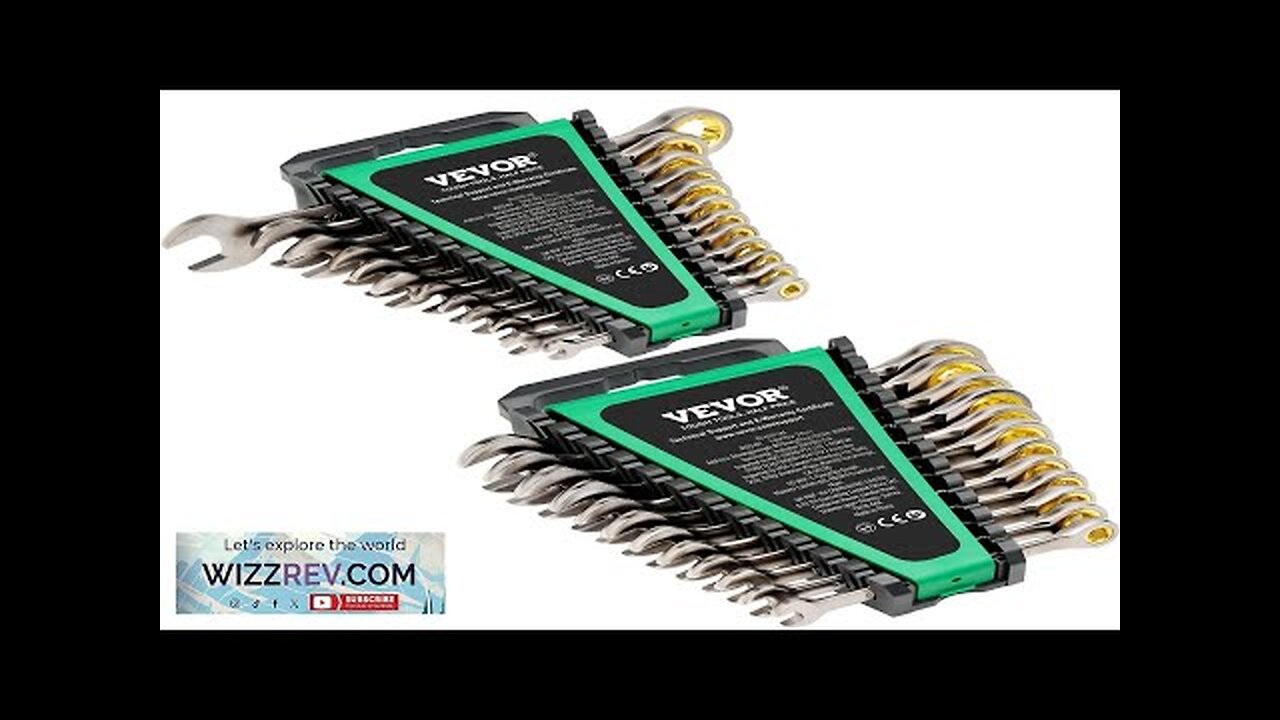 Combination Wrench Set 24 PCS SAE 1/4" to 7/8" Metric 8-19 mm Review