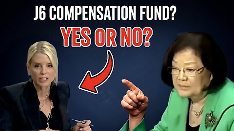 WATCH: Pam Bondi Pressed on J6 Compensation Fund: "Yes or No?"