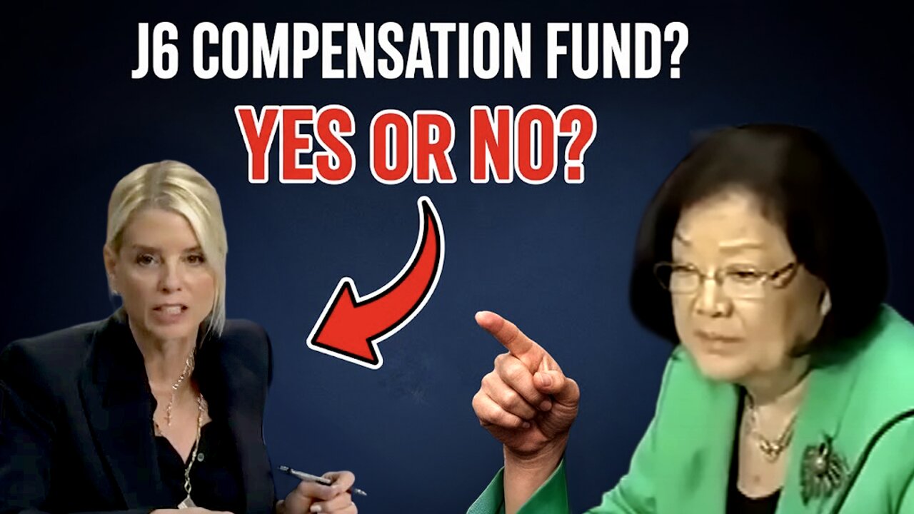 WATCH: Pam Bondi Pressed on J6 Compensation Fund: "Yes or No?"