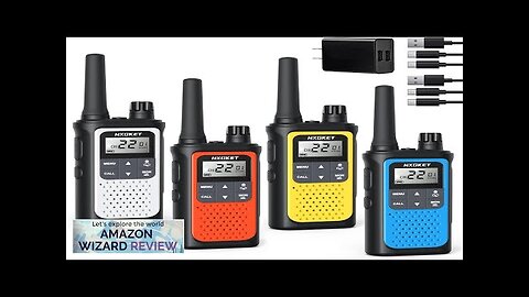 Walkie Talkies for Adults Long Rang NOAA Weather Alerts Rechargeable Walkie Talkies Review