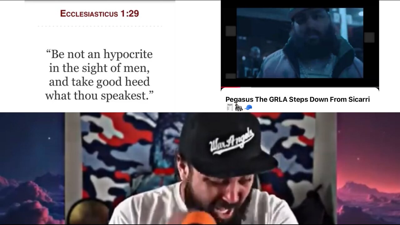 Pegasus-The-GRLA Steps Down From Sicarii 📜 🦍 🧢