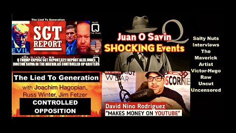 SGT Report X22 Report David Nino Rodriguez Controlled Opposition Jim Fetzer Wakes Up To Trump Psyop