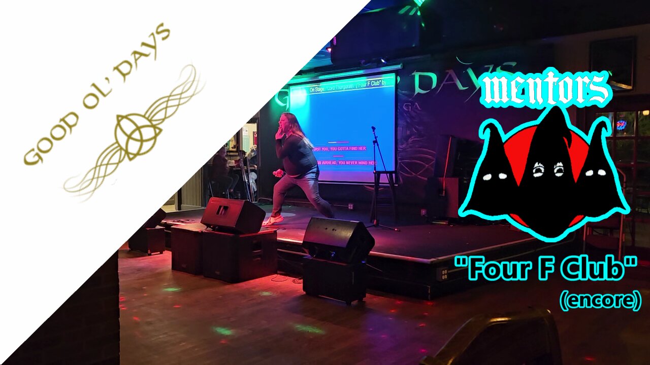 KARAOKE - The Mentors - Four F Club (Cover) (encore)