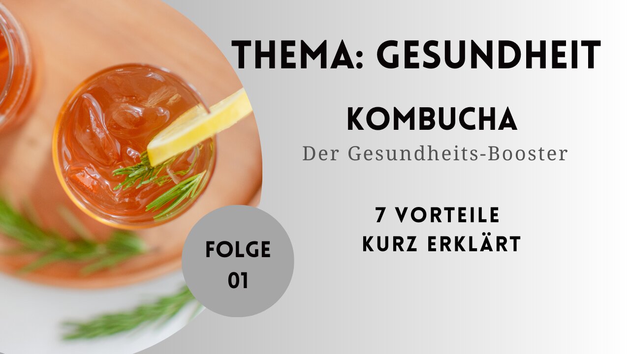 ✨ 7 Vorteile von Kombucha für deine Gesundheit! ✨