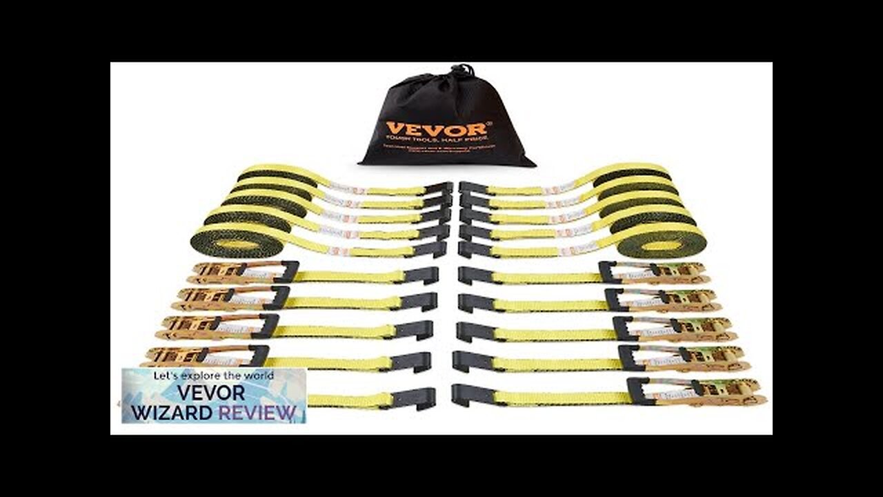 VEVOR Ratchet Tie Down Straps (10PK) 10000 lb Break Strength Endless Ratchet Review