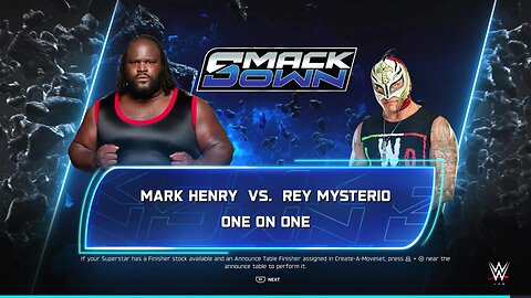 WWE 2K25 - Mark Henry vs. Rey Mysterio