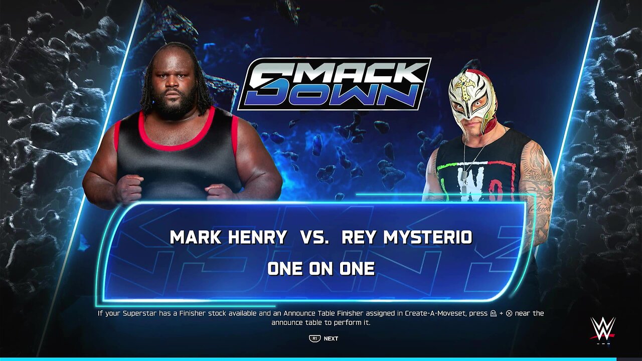 WWE 2K25 - Mark Henry vs. Rey Mysterio