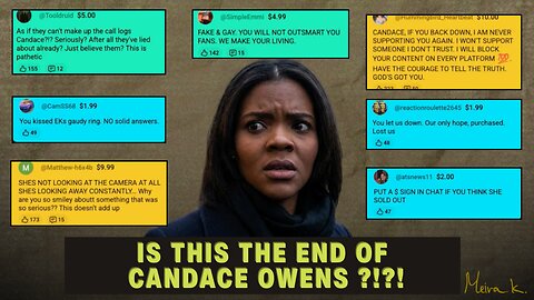 CANDACE'S DOWNFALL: Watch as her fans turn on her...