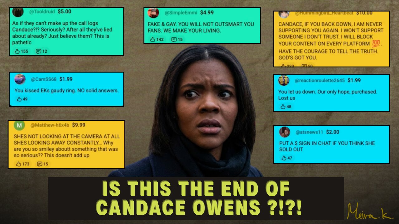 CANDACE'S DOWNFALL: Watch as her fans turn on her...