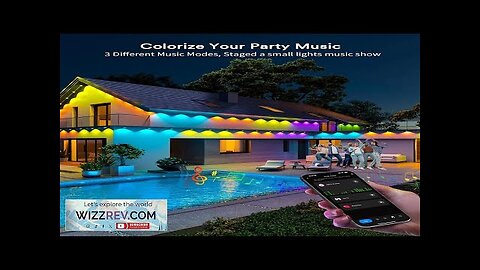 15m 30 LEDs RGBAI Eave Light Permanent Outdoor Exterior Lights House Party Review