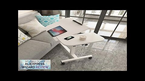 Mobile Computer Desk Study Table Laptop Stand Shelf Bedside Table Laptop Adjustable Review