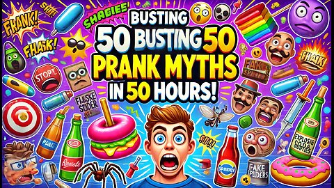 Busting 50 Prank Myths in 50 Hours! 🤯🎭