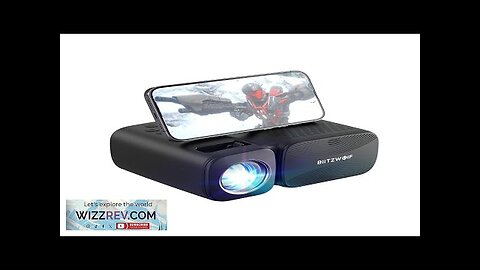 BlitzWolf® BW-V3 Mini LED Projector 5G-WIFI Screen Mirroring Wireless 1080P Supported Review