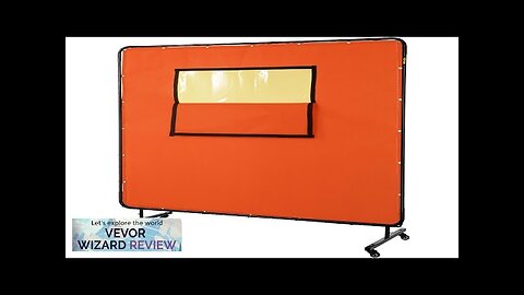 VEVOR Welding Curtain 6' x 6' Welding Screen with Metal Frame Review