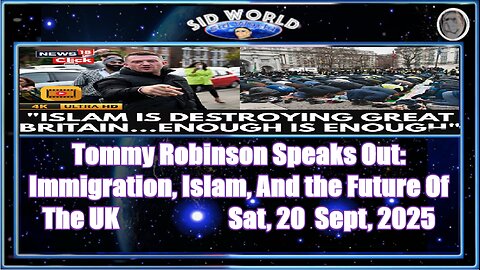 Tommy Robinson Speaks Out Immigration, Islam, And the Future Of The UK UK News LIVE