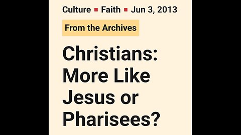 PAUL WAS FROM A PHARISEE FAMILY