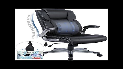 COLAMY High Back Executive Office Chair- Ergonomic Home Computer Desk Leather Chair Review