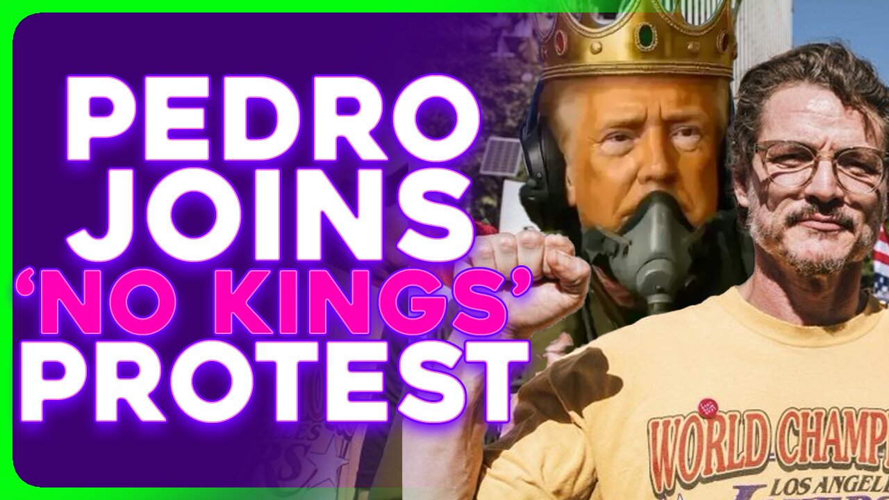 Pedro Pascal & Other Celebs GO WILD at NO KINGS Protest