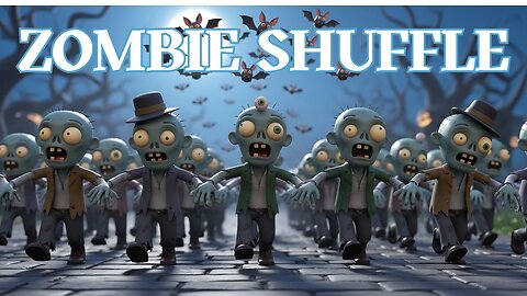 Zombie Shuffle | Funny Halloween Dance Song for Kids