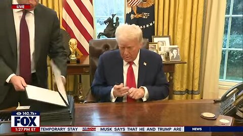 President Donald Trump signs new executive orders