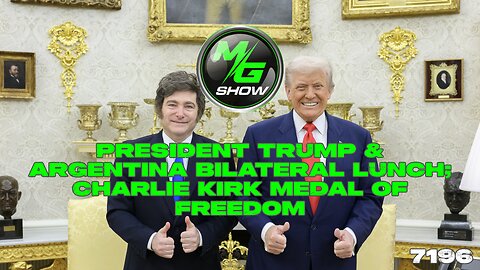 President Trump & Argentina Bilateral Lunch; Charlie Kirk Medal of Freedom