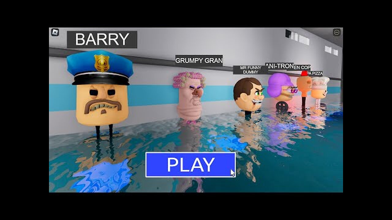 Escaping from a MINI BARRY PRISON RUN! And BECAME a BARRY COP