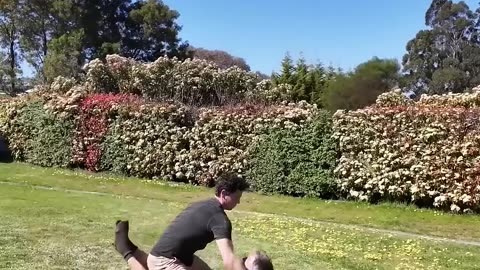 Fit the shapes challenge (with dad) 😂